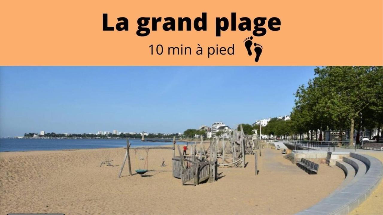 Saint Nazaire - White Lion - Centre Ville - Au Calme - Parking Privatif Aerien - Internet Haut Debit Fibre Exteriör bild